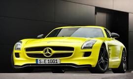 &quot;Mercedes-Benz SLS AMG E-Cell&quot;: varomas elektra (video)
