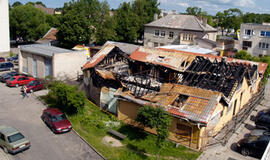 Nudegusį turgelį turėtų nugriauti po mėnesio