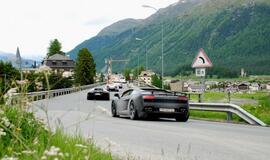 Šveicarijoje įvyko "Lamborghini" savininkų susitikimas