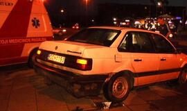 Naktinėse avarijose Klaipėdoje sužaloti žmonės