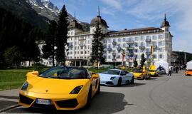 Šveicarijoje įvyko "Lamborghini" savininkų susitikimas
