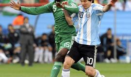 Argentina pasaulio čempionate įveikė Nigerijos futbolininkus
