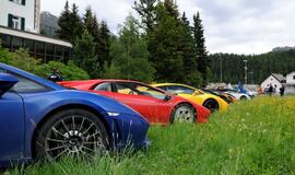 Šveicarijoje įvyko "Lamborghini" savininkų susitikimas