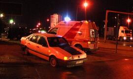 Naktinėse avarijose Klaipėdoje sužaloti žmonės