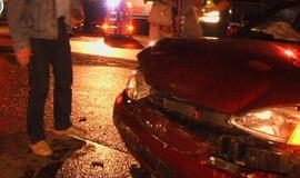 Naktinėse avarijose Klaipėdoje sužaloti žmonės