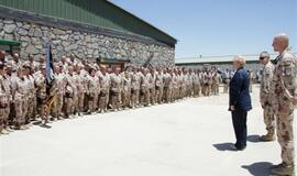 D. Grybauskaitė aplankė Lietuvos karius Afganistane