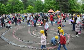 Vaikystės šventė Klaipėdos poilsio parke