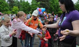 Vaikystės šventė Klaipėdos poilsio parke