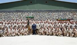 D. Grybauskaitė aplankė Lietuvos karius Afganistane