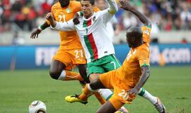 Portugalijos ir Dramblio Kaulo Kranto futbolininkai įvarčių nepelnė