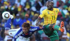 Pasaulio futbolo čempionato rungtynės Japonija - Kamerūnas