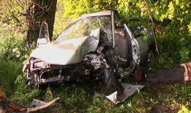 Mirtina avarija kelyje Klaipėda-Palanga