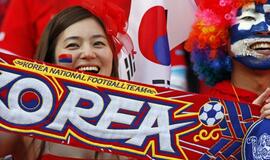 Pietų Korėjos futbolininkai įveikė graikus