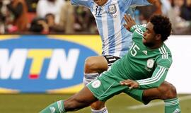 Argentina pasaulio čempionate įveikė Nigerijos futbolininkus