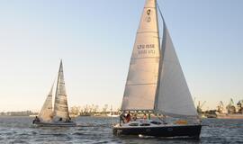 Klaipėdoje startavo naktinė Joninių regata