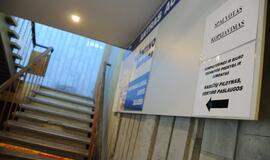 Biurų pastate Klaipėdoje rastas vyro kūnas be galvos