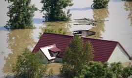 Lenkijos upės vėl išsiliejo iš krantų