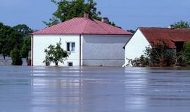 Lenkijos upės vėl išsiliejo iš krantų