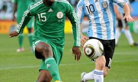 Argentina pasaulio čempionate įveikė Nigerijos futbolininkus