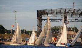 Klaipėdoje startavo naktinė Joninių regata