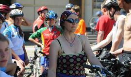 Į Klaipėdą užsuko jaunimo dviračių žygio dalyviai