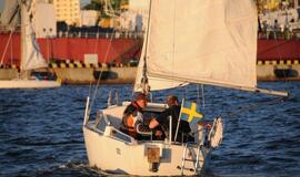 Klaipėdoje startavo naktinė Joninių regata