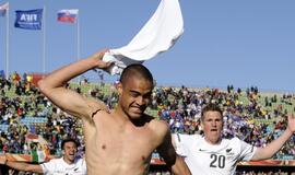 Pasaulio futbolo čempionato rungtynės. Naujoji Zelandija - Slovakija