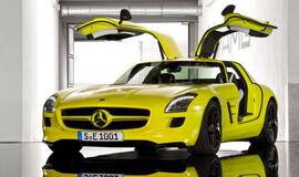 "Mercedes-Benz SLS AMG E-Cell" varomas elektra