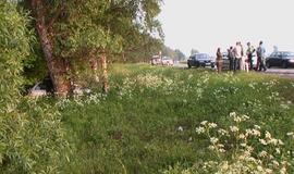 Mirtina avarija kelyje Klaipėda-Palanga