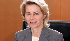 Realiausia kandidate į Vokietijos prezidento postą - darbo reikalų ministrė U. fon der Lejen