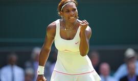 Serena Viljams Vimbldono turnyrą pradėjo pergale