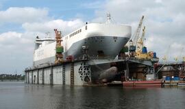 "Vakarų laivų remontas“ pirmą kartą atliko autovežio remontą
