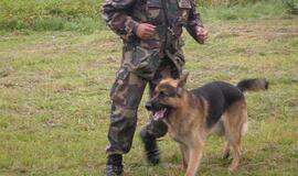 Cigarečių nešikus išgąsdino pasieniečių šuo