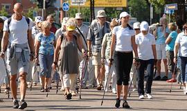 Klaipėdoje sparčiai populiarėja šiaurietiškas ėjimas