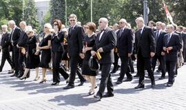 Prezidentas Algirdas Brazauskas išlydimas į Paskutinę kelionę