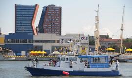 Dalia Grybauskaitė Klaipėdoje dalyvavo iškilmingoje žuvusiųjų jūroje pagerbimo ceremonijoje ir Etnografinėje pajūrio žvejo sodyboje surengtoje šventėje