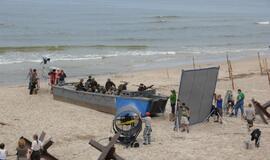 Filmo "Surviving D-Day" filmavimas Klaipėdoje