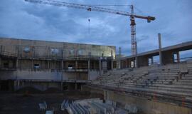 FIBA Europe generalinis sekretorius Naras Zanolinas apžiūrėjo statomą Klaipėdos areną