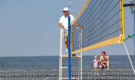 Paplūdimio tinklinio varžybos Melnragėje