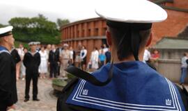 Ketvirtadienį Lietuvos jūrų muziejaus teritorijoje vyko tradicinė Lietuvos jūrininkų pagerbimo ceremonija.