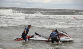 Antrojoje Melnragėje vyko gelbėtojų pratybos