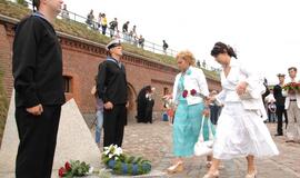 Ketvirtadienį Lietuvos jūrų muziejaus teritorijoje vyko tradicinė Lietuvos jūrininkų pagerbimo ceremonija.