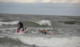 Antrojoje Melnragėje vyko gelbėtojų pratybos