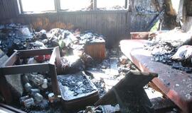 Gaisras Dituvoje - žuvo trys žmonės