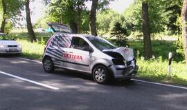 Kelyje Klaipėda-Palanga susidūrė automobiliai