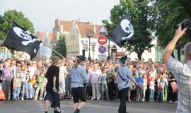 Spalvinga eisena nuskaidrino Jūros šventės nuotaiką