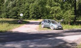 Kelyje Klaipėda-Palanga susidūrė automobiliai