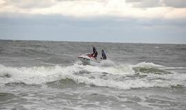 Antrojoje Melnragėje vyko gelbėtojų pratybos