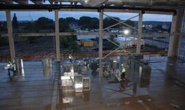 FIBA Europe generalinis sekretorius Naras Zanolinas apžiūrėjo statomą Klaipėdos areną