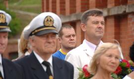 Ketvirtadienį Lietuvos jūrų muziejaus teritorijoje vyko tradicinė Lietuvos jūrininkų pagerbimo ceremonija.